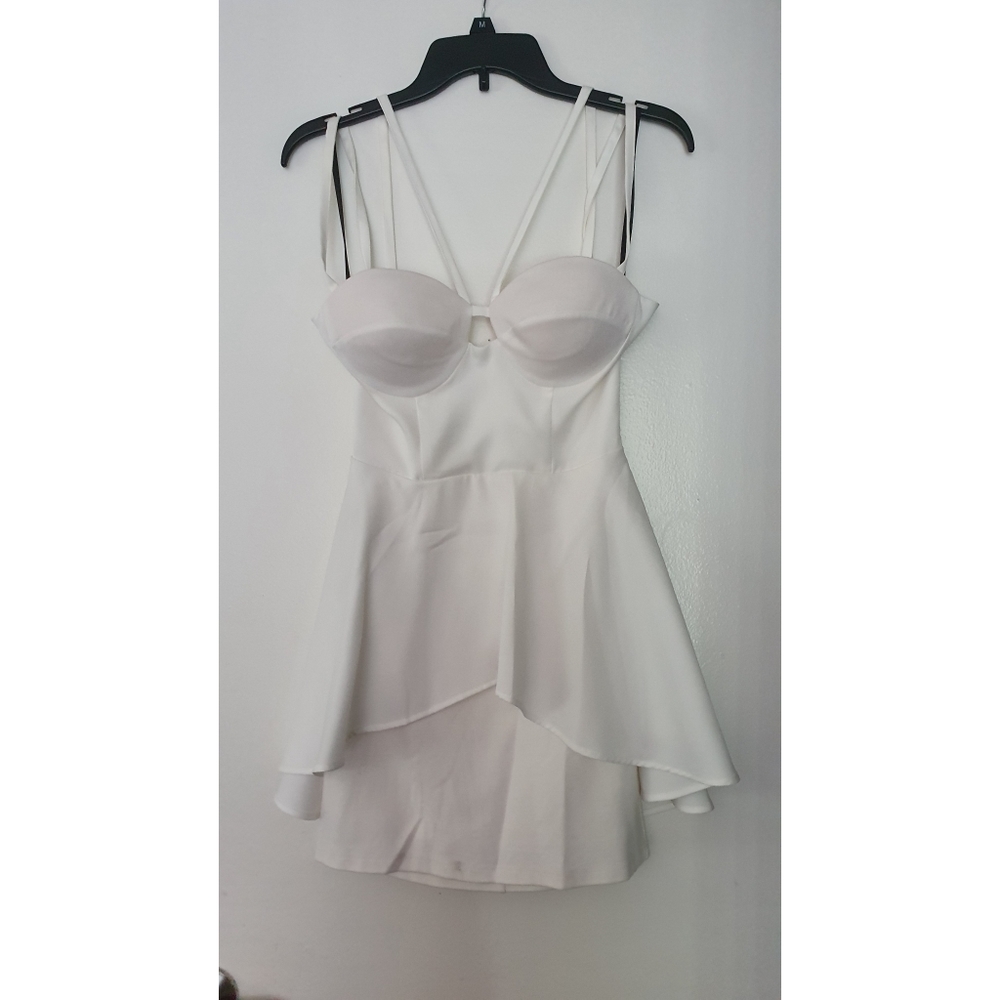 White bebe summer dress